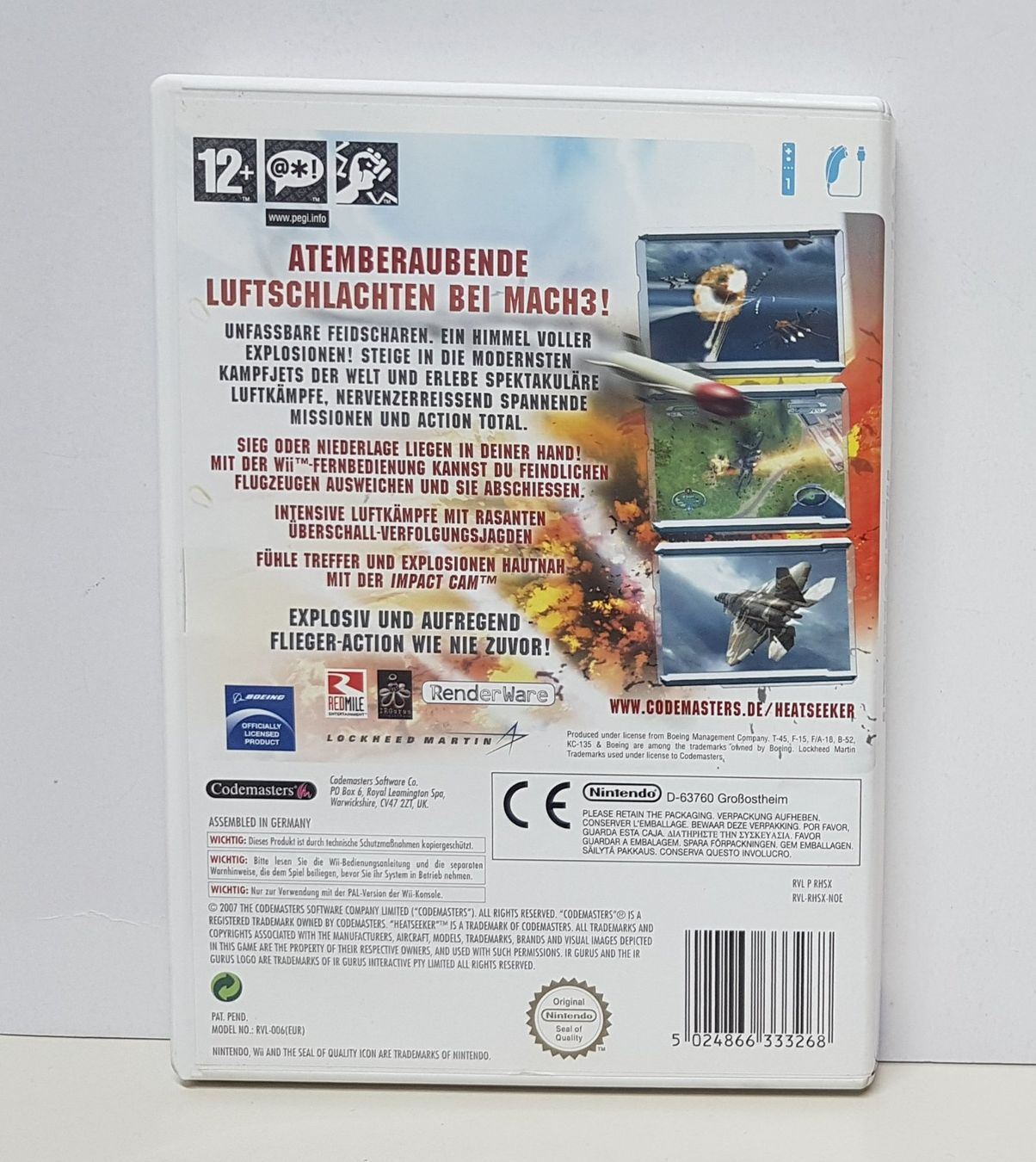 Nintendo Giochi: Wii Heatseeker Luftschlachten – Usato da Schüpfheim venduto da Game-Paradis 2