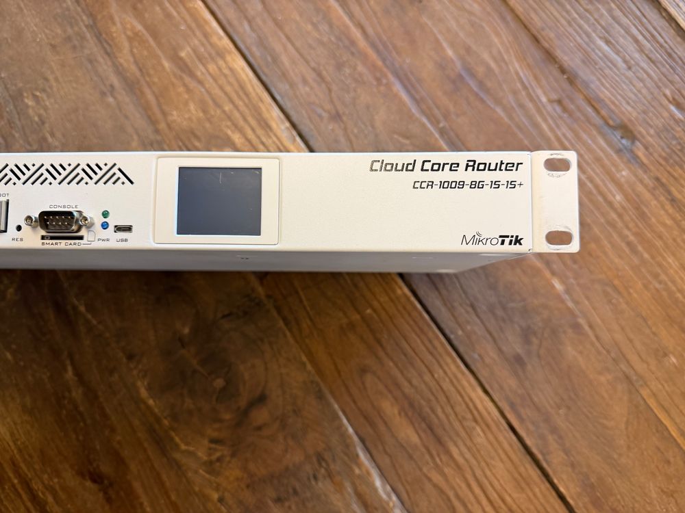 Router Mikrotik CCR1009-8G-1S-1S+ mit 10Gbit/s, SFP+ etc (Gebraucht) in ...