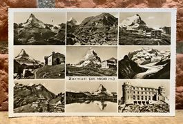 ZERMATT - Mehrbild mit Matterhorn & Gletscher & Umgebung