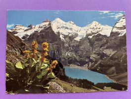 AK von Oeschinensee mit Bergpanorama