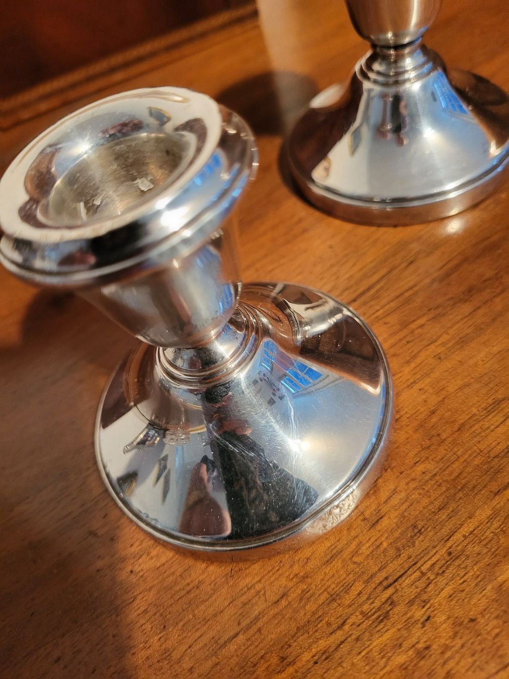 Portacandele: Zwei Kerzenständer Sterling Silber 925 – Usato da Schaffhausen venduto da Bobi013 3