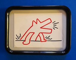 Keith Haring: RED DOG FOR LANDOIS (FOR HANS)