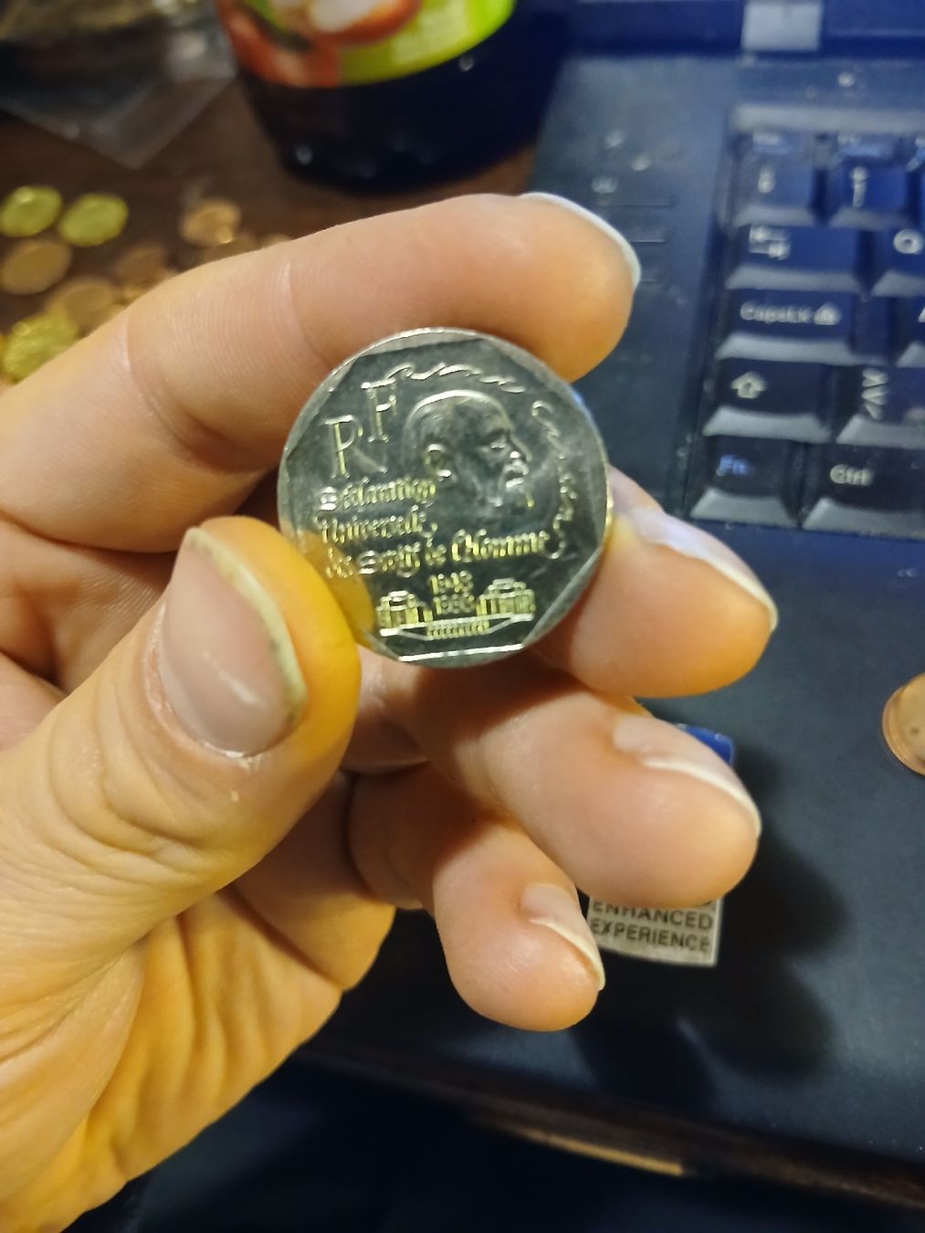 Tutti le monete: Pièce rare : 2 Francs "Déclaration Universelle" 1998 ! – Usato da Marly venduto da globetrotter1723 1