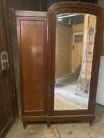 Armoire ancienne bois acajou a miroir