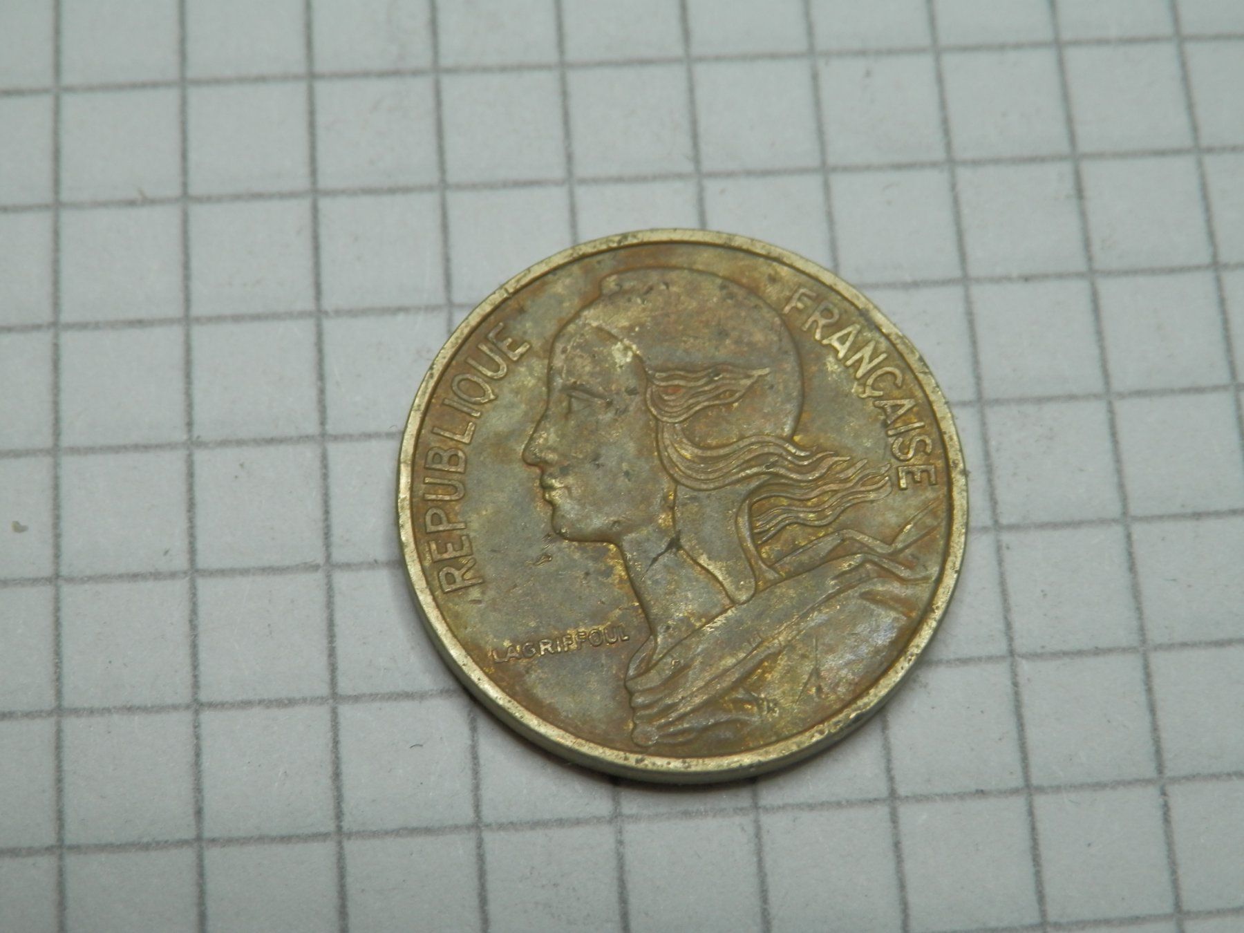 Tutti le monete: Frankreich 5 Centimes, 1986 – Usato da Weiach venduto da weiach81 1