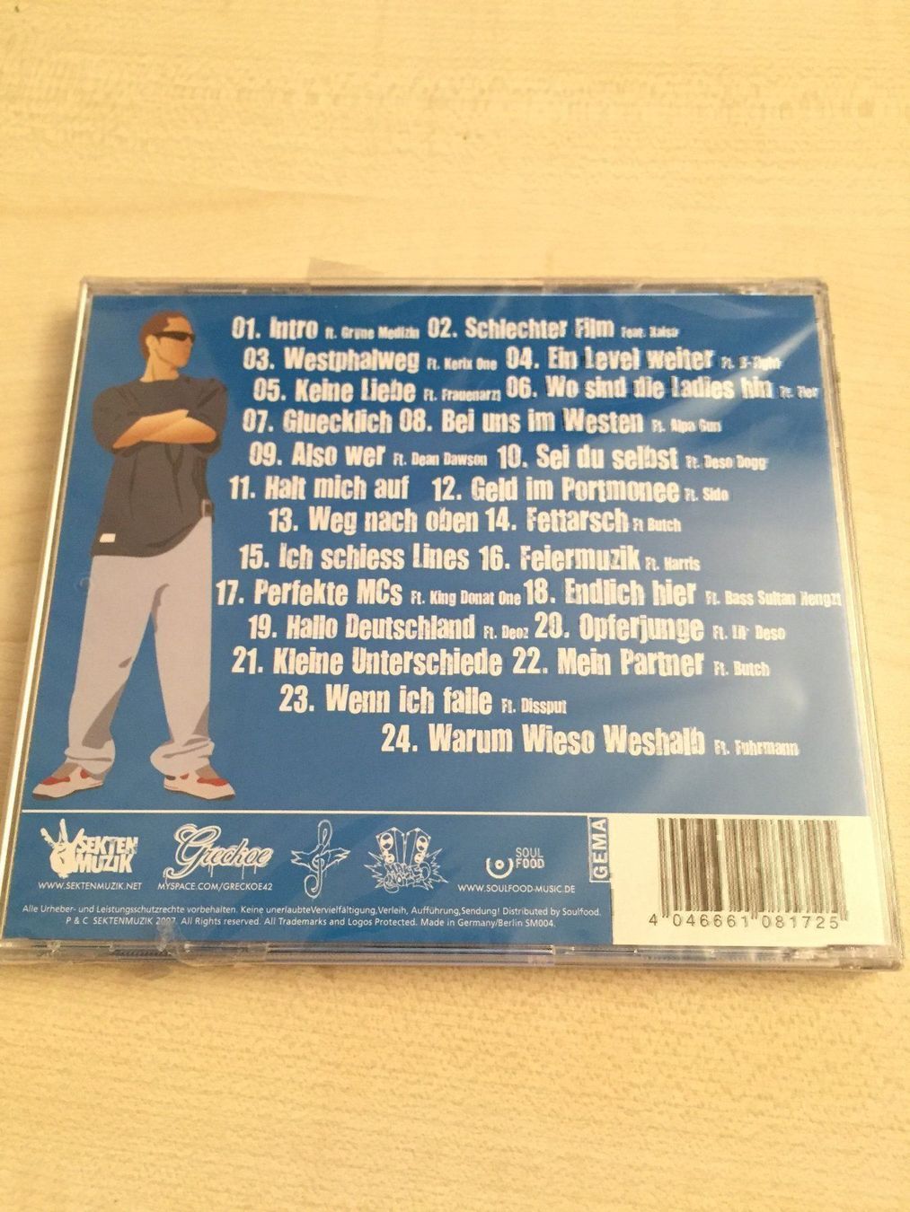 CD: Greckoe - Ein Level weiter – Nuovo e nell'imballaggio originale da Rüti ZH venduto da alumedien 1