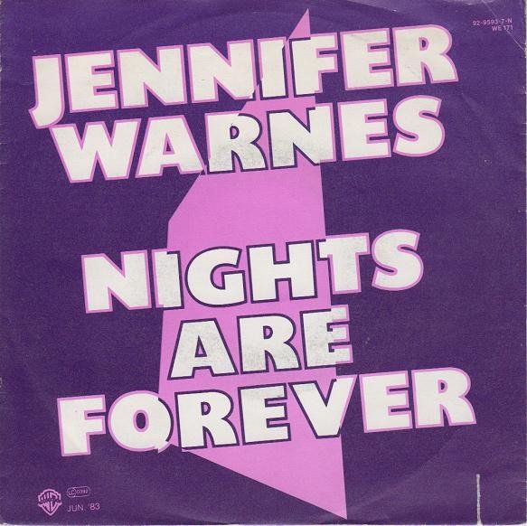 Schallplatten: Warnes Jennifer: Nights Are Forever 7" – Gebraucht aus Steinhausen von Vilivinili