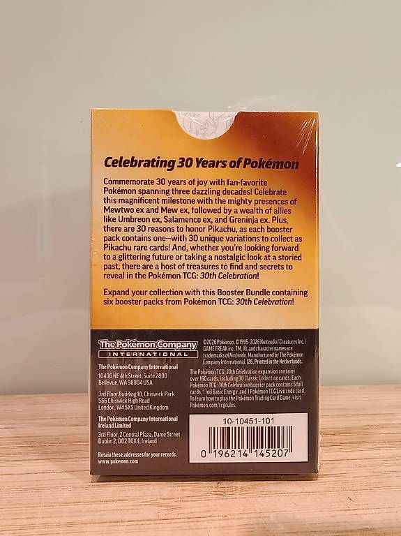 Pokémon Cartes à collectionner: Pokemon 30th Celebration BB Booster Bundle EN Sealed – Neuf avec emballage d'origine à Basel par Klaws 2