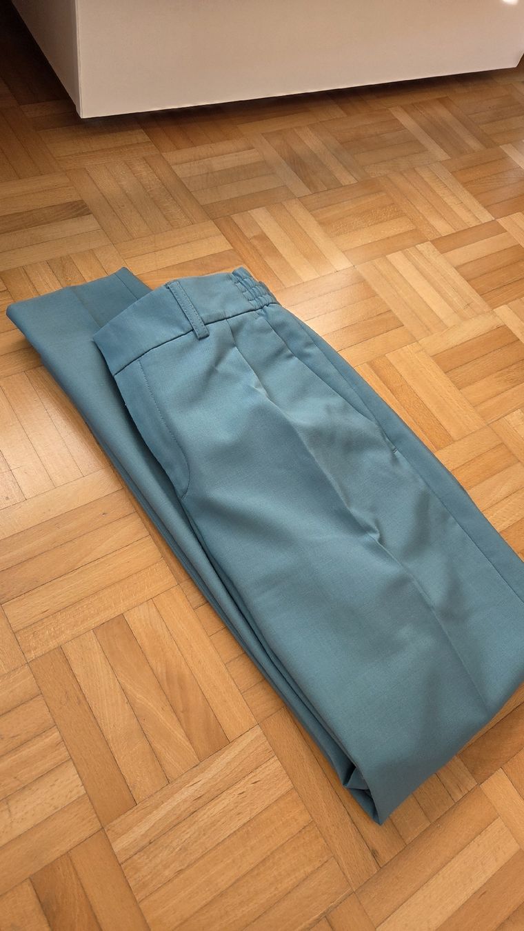Drykorn Pantaloni: Drykorn - Türkise Stoffhose – Usato da Zürich venduto da jul_l28v 4