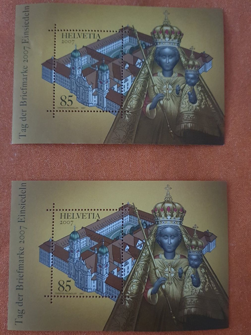 Alle Briefmarken: Kloster Briefmarke : Tag der Briefmarke 2007 Einsiedeln – Neu (gemäss Beschreibung) aus Winterthur von Ywan1 1