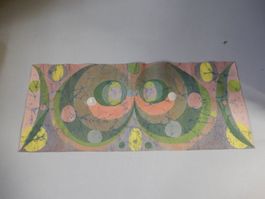 Retro Wandbild Kunst Papier Batik Style 70 x 29 cm Deko