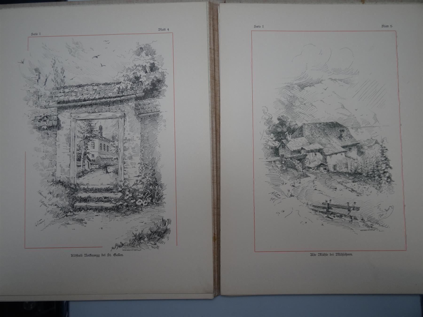 Dipinti: Schweizer Landschafts- und Architecturbilder – Usato da Lupfig venduto da JUTA09 4
