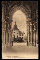 AK Lausanne, Cathédrale de Lausanne, Porche des Apôtres (XII