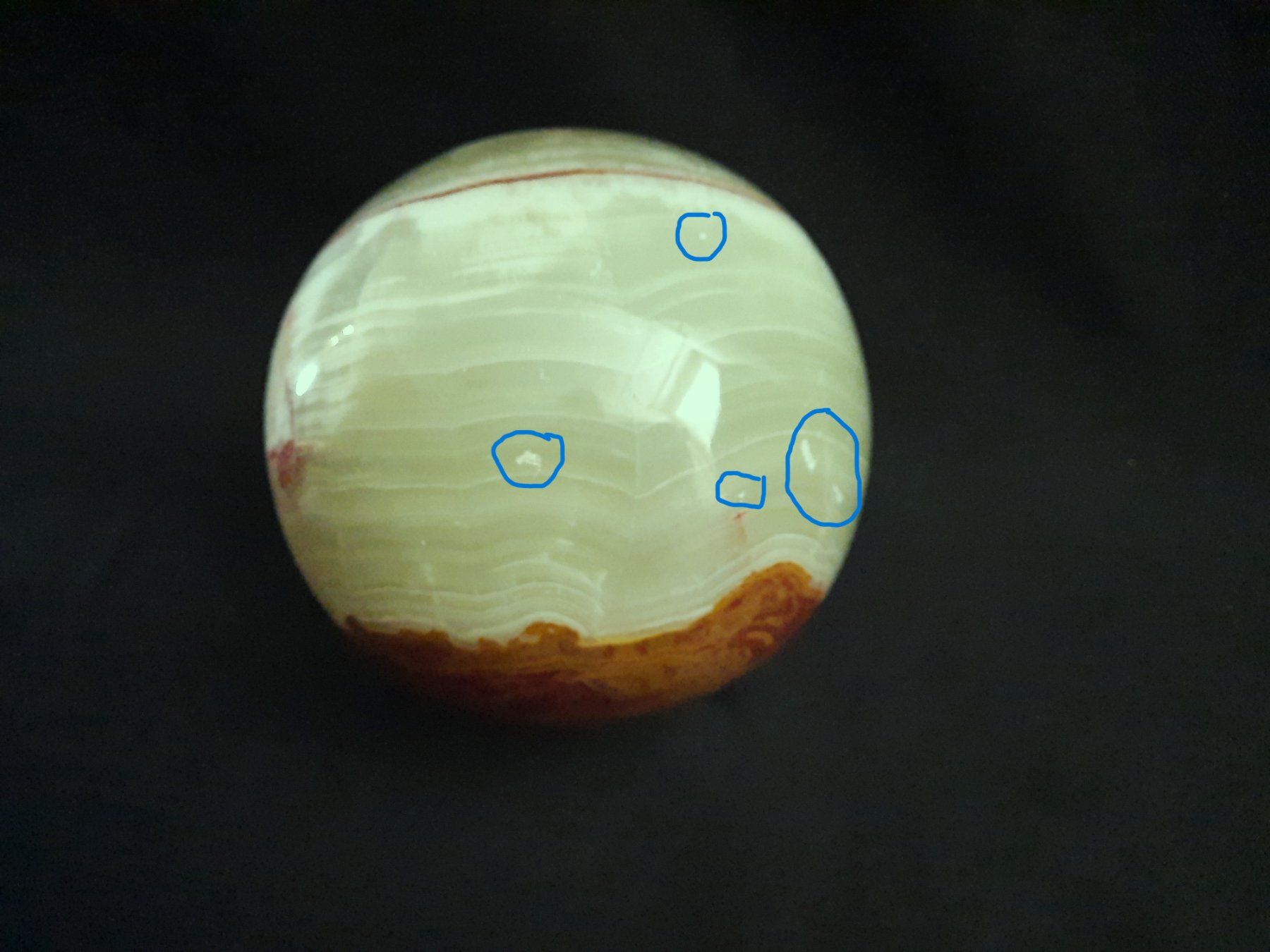 Mineralien & Heilsteine: ONYX-Steinkugel 4.67Kg – Gebraucht aus Beinwil am See von Restwert_Beinwil 9