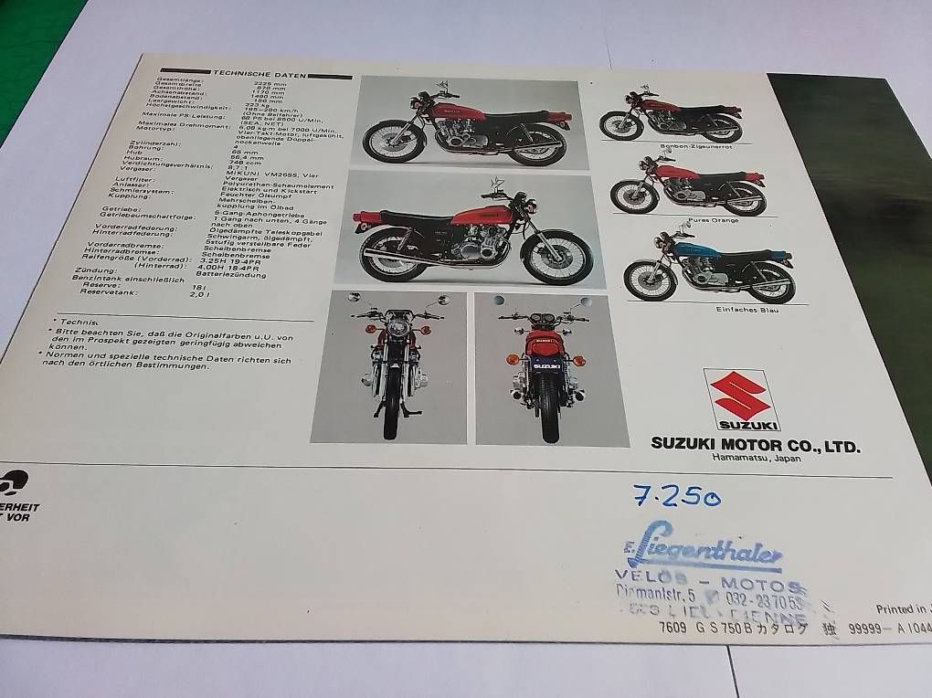 Strada: Suzuki GS 750 – Usato da Marly venduto da LesmoGS 4