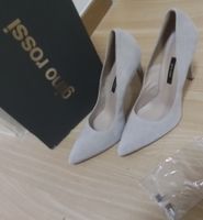 Gino Rossi High-Heels Wildleder / Gr.37 beige (NP Fr. 99.95)