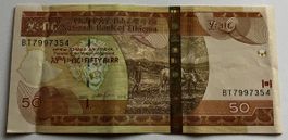 Äthiopien 50 Birr 2015