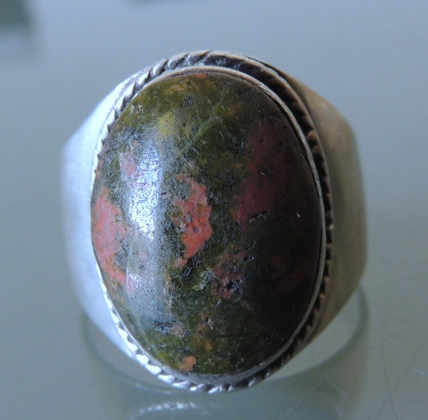 Anelli: Unakit Silber 925 Fingerring Gr. 58 – Usato da Waldenburg venduto da schaller707 2