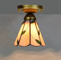 Plafonnier  style Tiffany en vitrail salon, cuisine,chambre