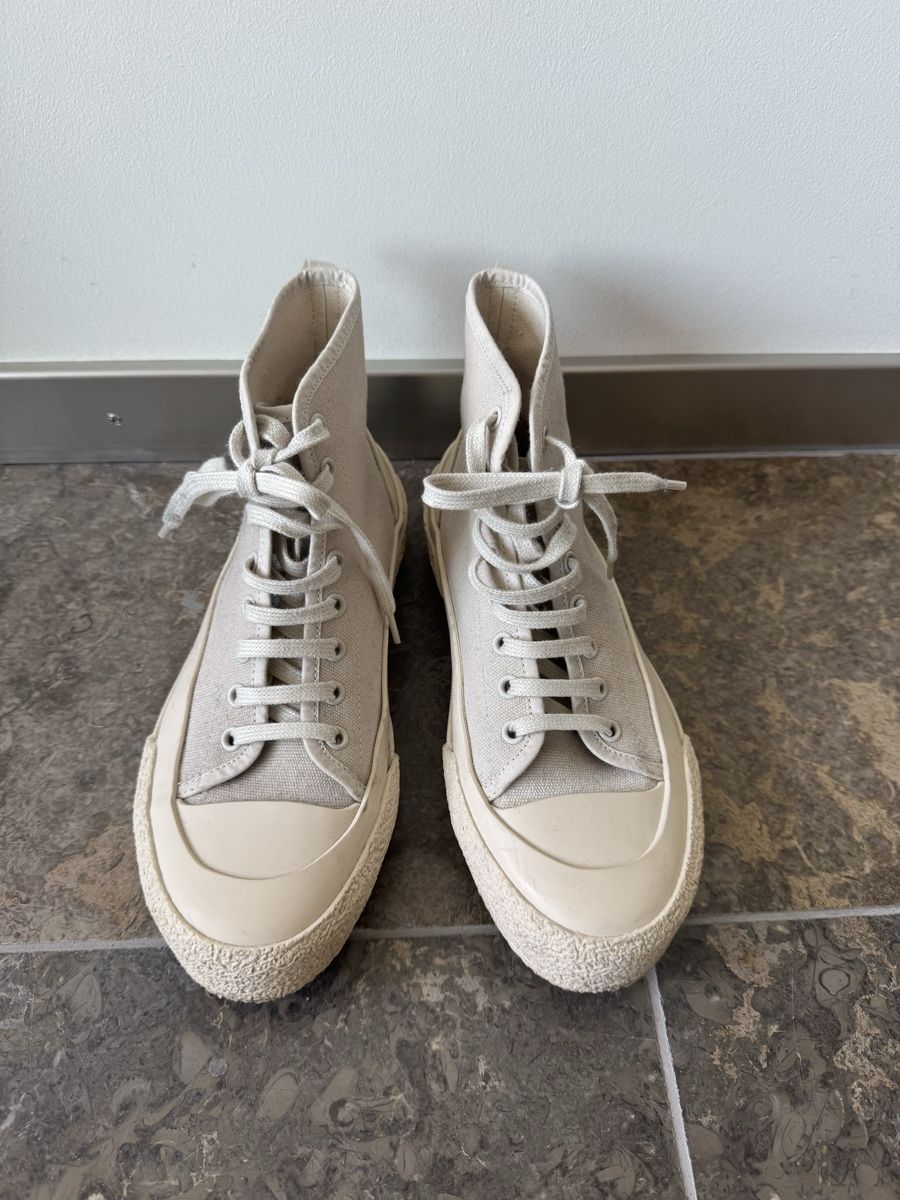 Herrenschuhe: STUDIO NICHOLSON - Canvas high top sneakers - EU 37 – Gebraucht aus Zürich von JMin 1