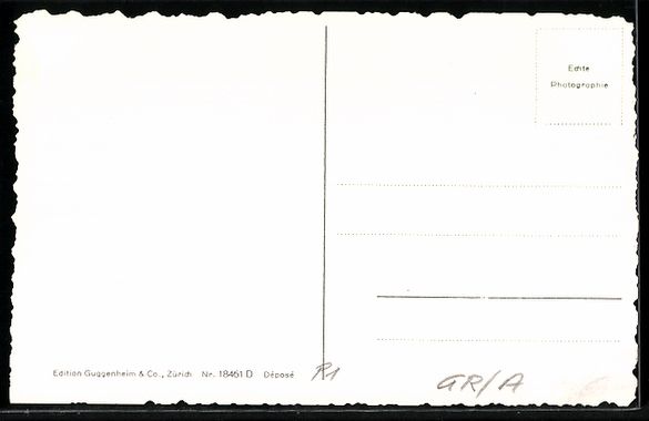 Cartoline postali: AK Inner-Arosa, Eisfeld mit Furka-Hörner – Usato da Berlin venduto da bartko-reher 1