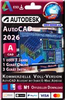 Autodesk AutoCAD 2026 Kommerzielle 1Jahr ABO 1 PC Online 3PC