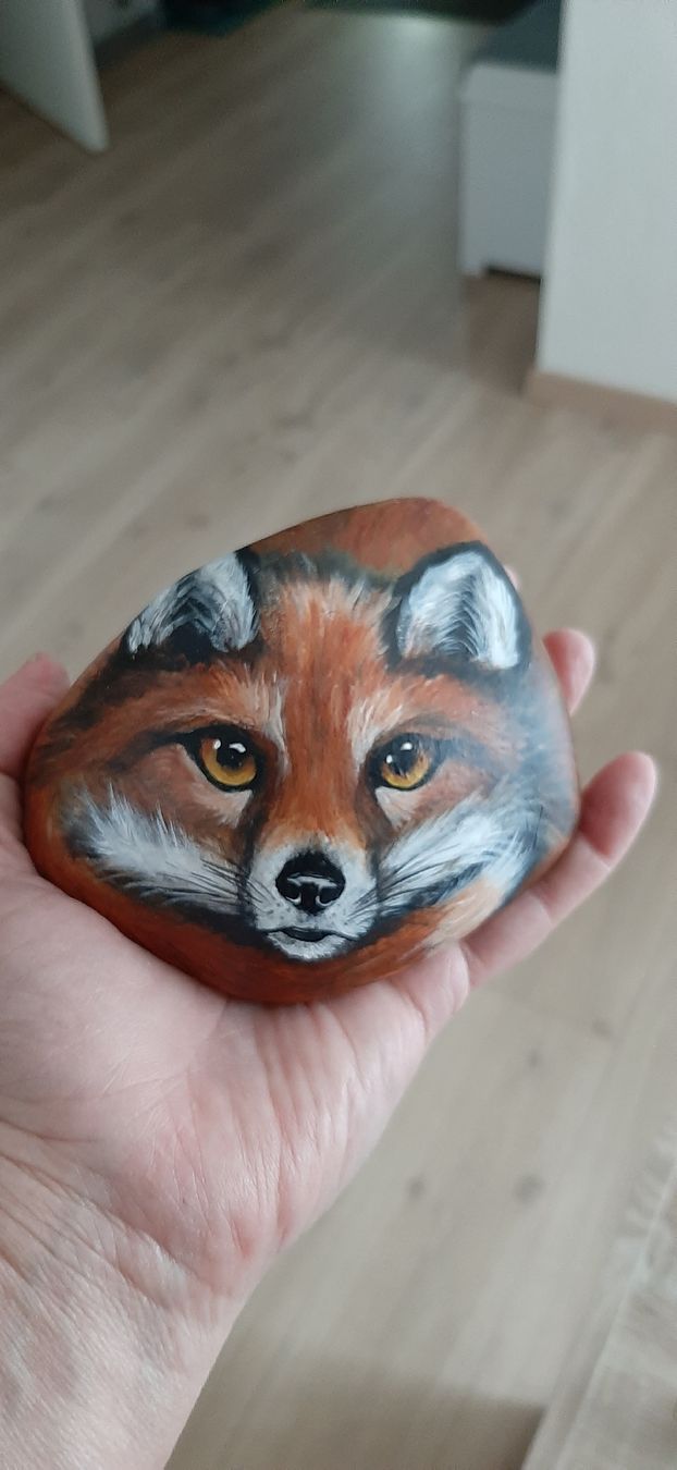 Tutte le decorazioni: Fuchs auf Stein gemalt – Nuovo (secondo la descrizione) da Affoltern am Albis venduto da Fossil60