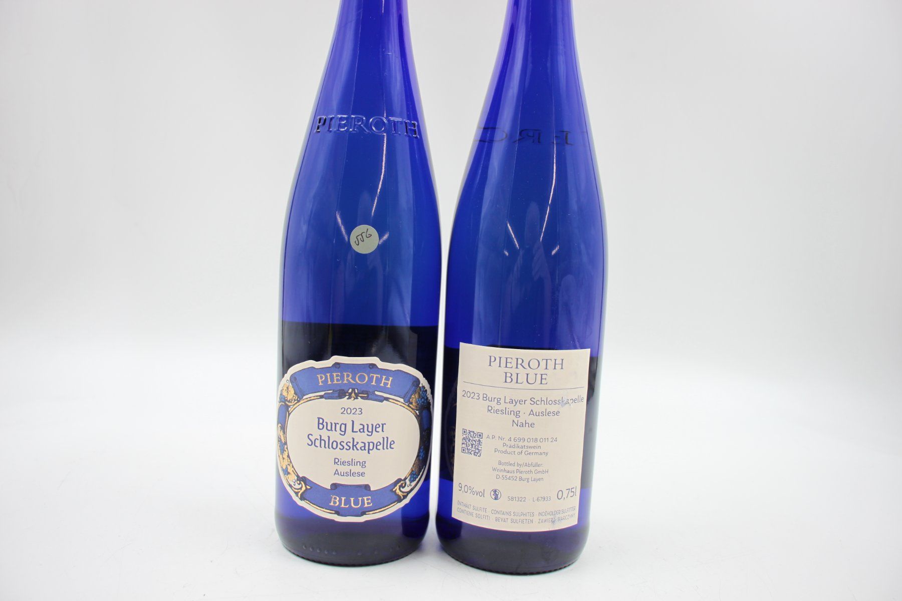 6x Pieroth Blue Burg Layer Schlosskapelle Riesling 25061469Z (Neu