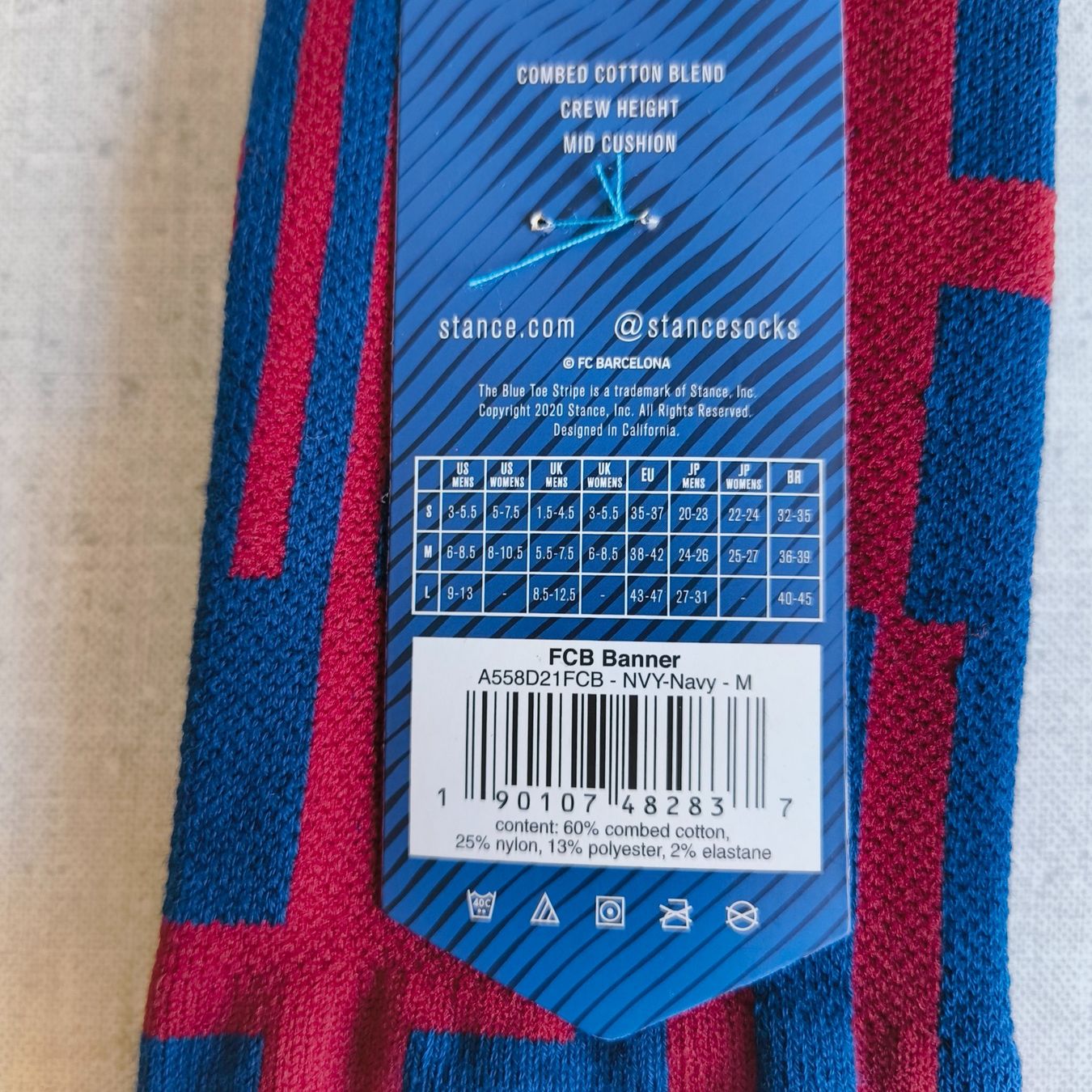Calze: FCB Stance Socken Gr. M Neu mit Etikett – Nuovo e nell'imballaggio originale da Uitikon Waldegg venduto da PJLS1 2