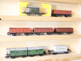 8 x SBB Wagen H0 - Set mit Sputnik Wagen Liliput/Kleinbahn