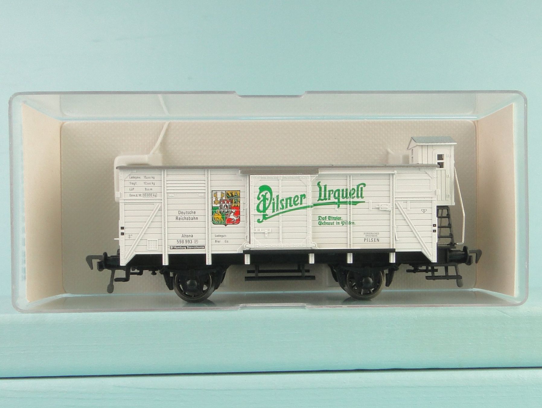 Fleischmann Modellini di ferrovie: Fleischmann 5357 Pilsner Urquell , NEU – Usato da Bülach venduto da cann11 4
