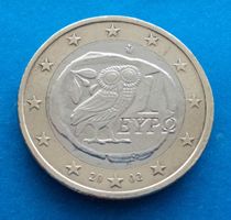 Griechenland: 1 Euro 2002 ohne S, S - SS