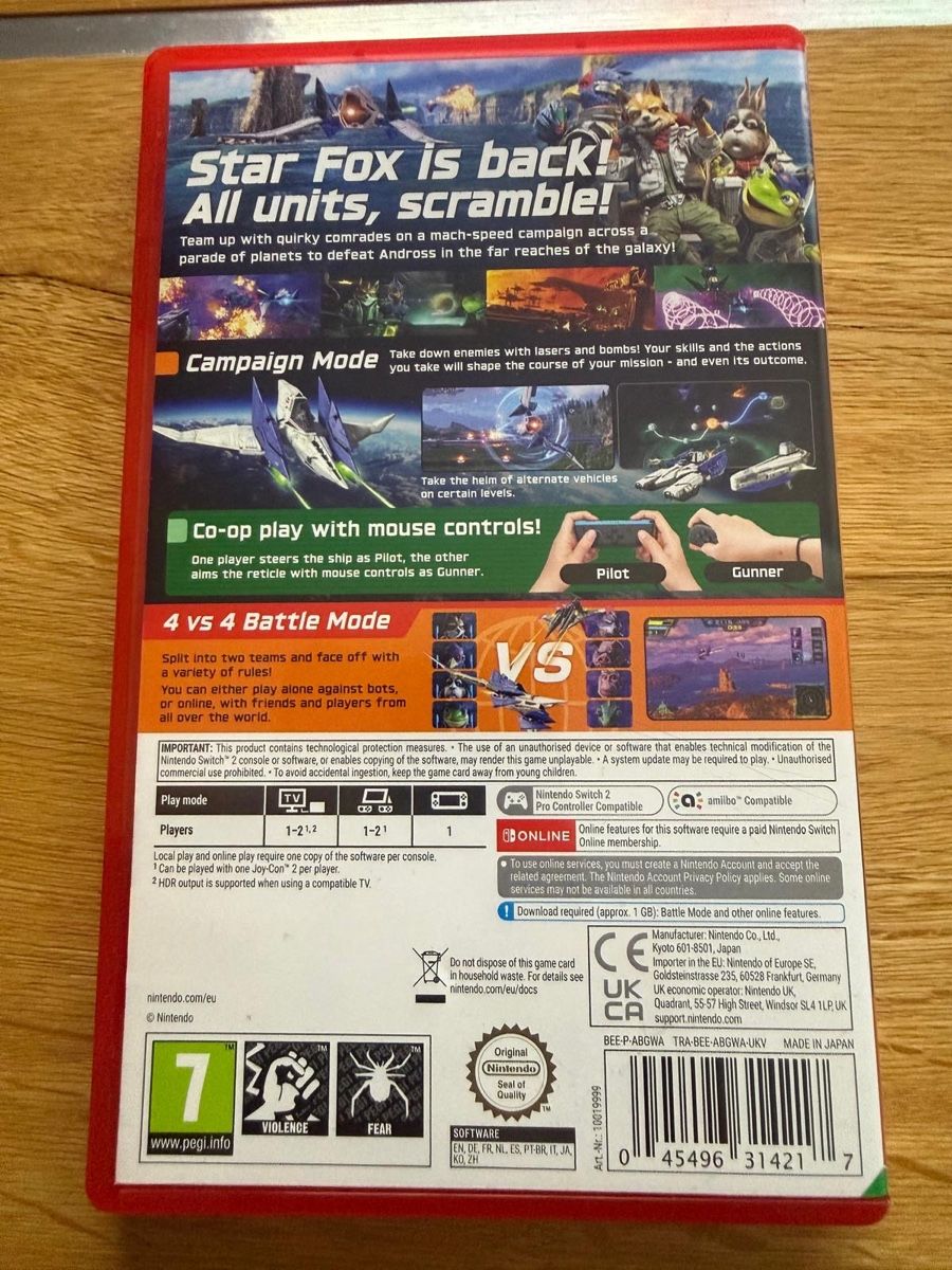 Nintendo Spiele: Nintendo Switch 2 Star Fox  – Neu (gemäss Beschreibung) aus Ebikon von Dannydark 1