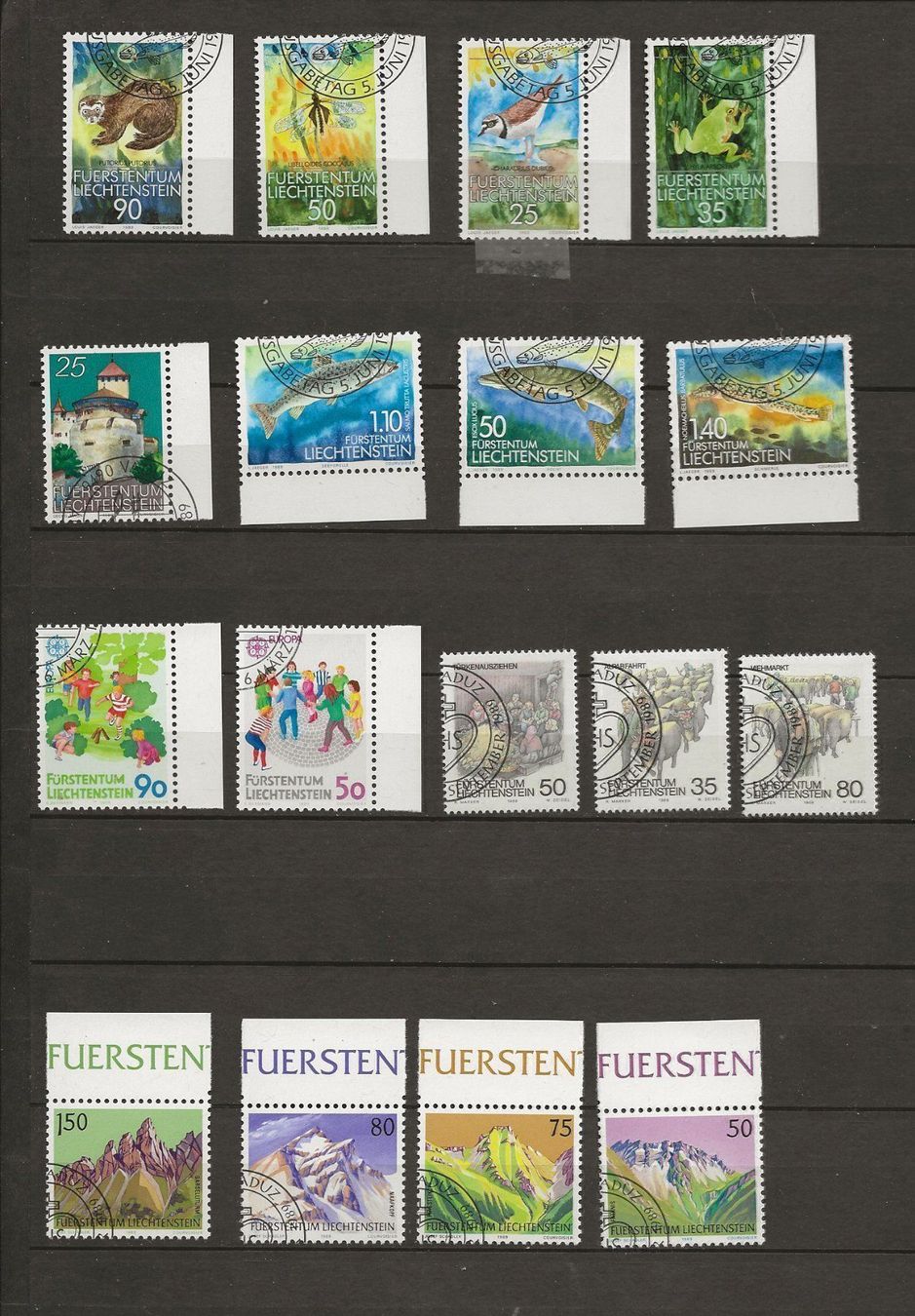 Tutti i francobolli: FL FDC Année 1989 ** – Nuovo (secondo la descrizione) da Sion venduto da PierreP01