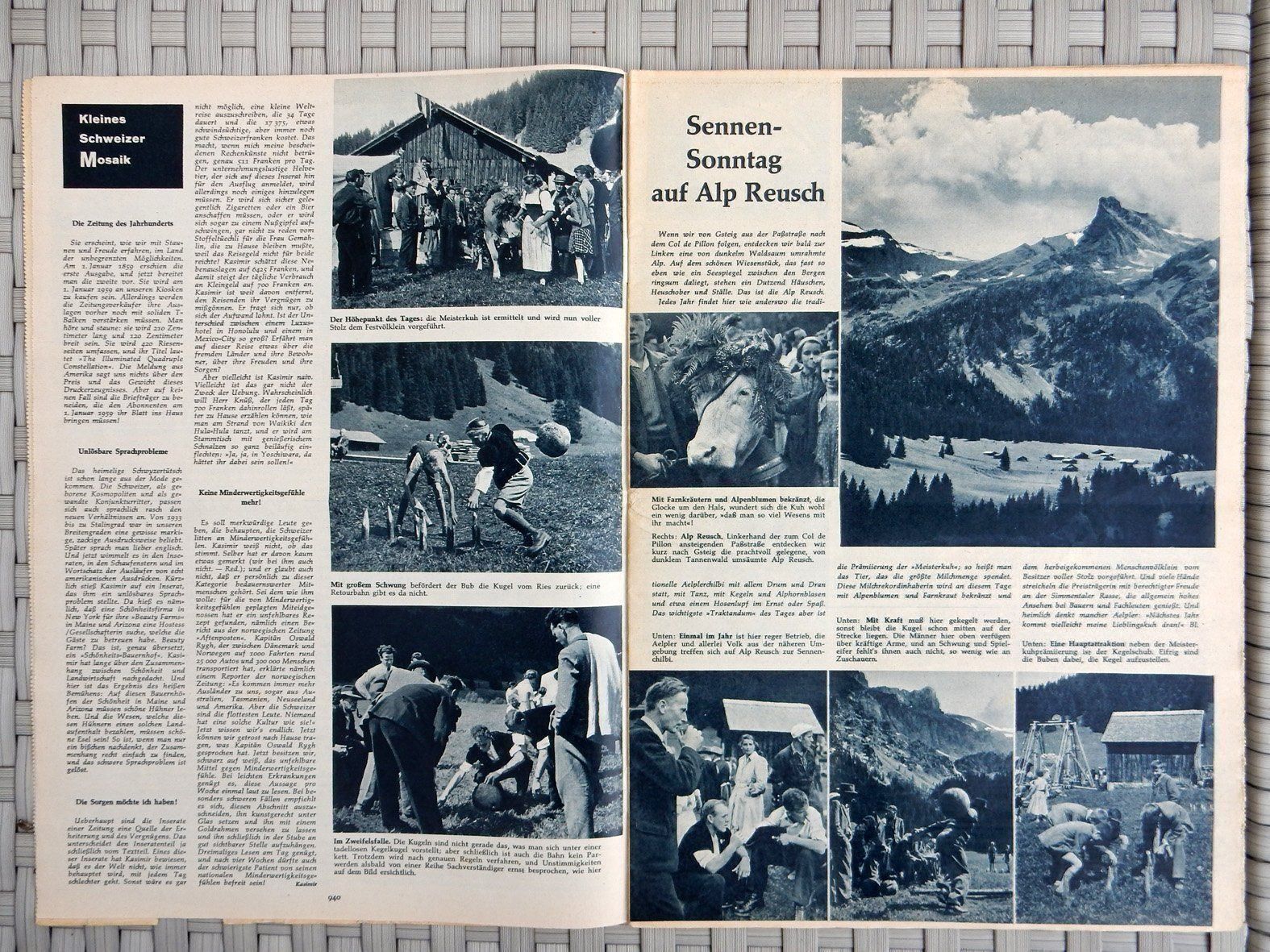 Riviste & Magazine: Original-Ausgabe "Schweizer Heim"  1957 – Usato da Bassersdorf venduto da Villavia 3