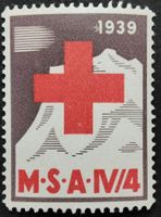 Soldatenmarke 2.WK, Militär Sanitäts Anstalt IV/4, Wi San 45