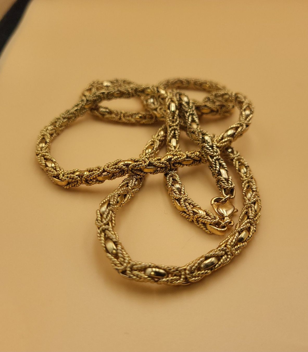 Catenine: Massiv Goldige Königs Kette 79cm Lang – Usato da Wald ZH venduto da SwissPawnshop
