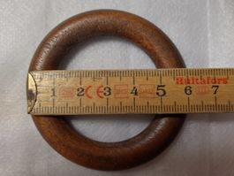 Anneaux en bois - lot de 35 pièces