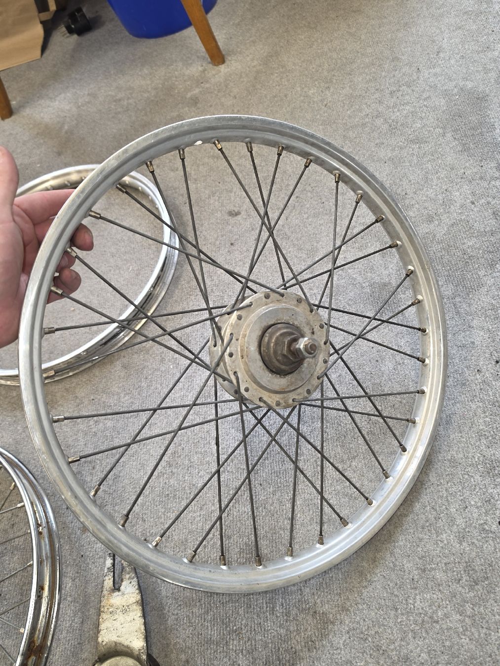 Mofa-Ersatzteile: Speichenräder X30 Puch Sport original  – Gebraucht aus Lenggenwil von Opc_Power 3