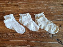 Lot de 3 socquettes à bord volanté Okaïdi, fille, 31 à 34