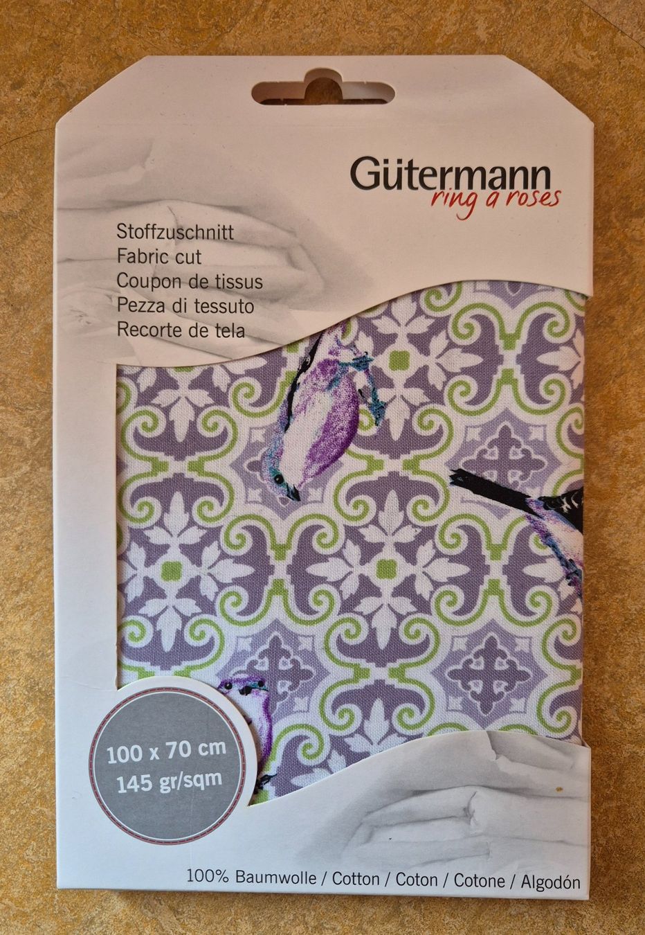 Stoffe: Gütermann Stoffzuschnitt 100x70cm – Neu und originalverpackt aus Emmenbrücke von Levira8