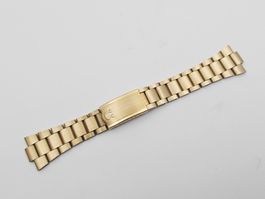 Omega Vintage Stahlband vergoldet 1198 Herren NOS