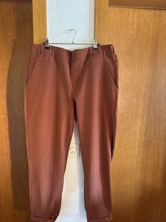 Kaffe Stoffhose Rost/Terrakotta