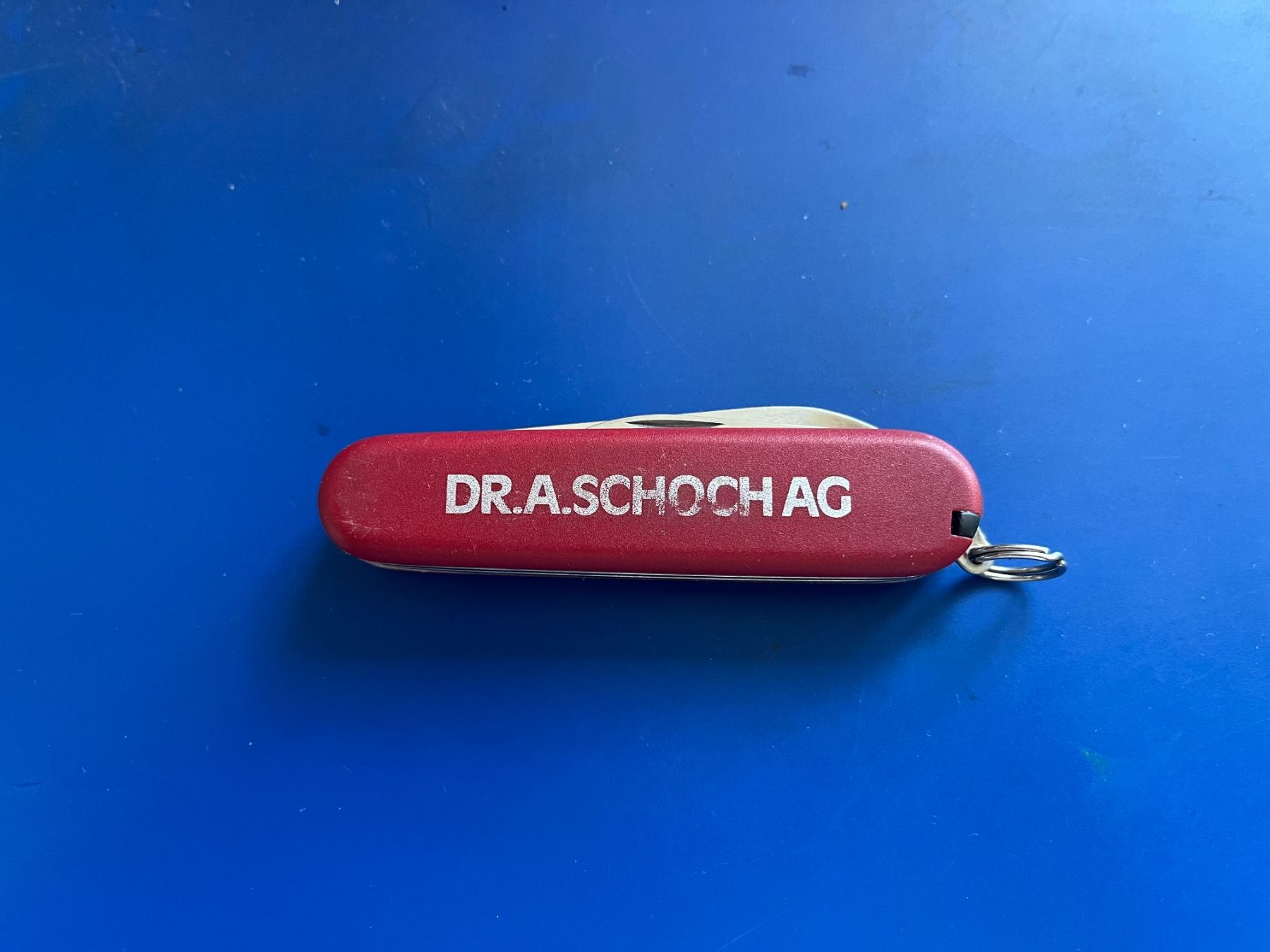 Victorinox Couteaux de poche: Victorinox Messer Recruit mit Werbung – Neuf (Voir description) à Dintikon par Redgar58 2