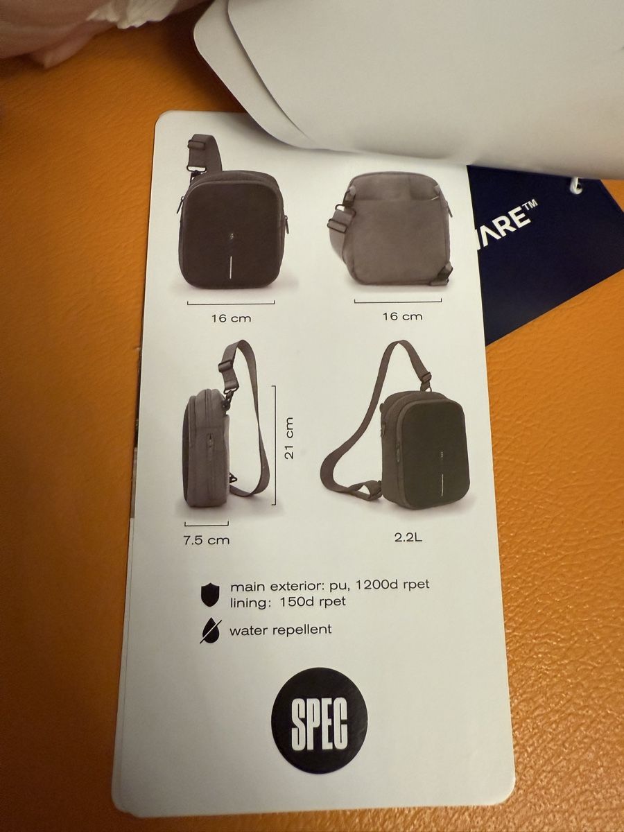 Borse: XD Design Boxy Sling Backpack - Navy – Nuovo e nell'imballaggio originale da Zürich venduto da Fabrizio1978 7