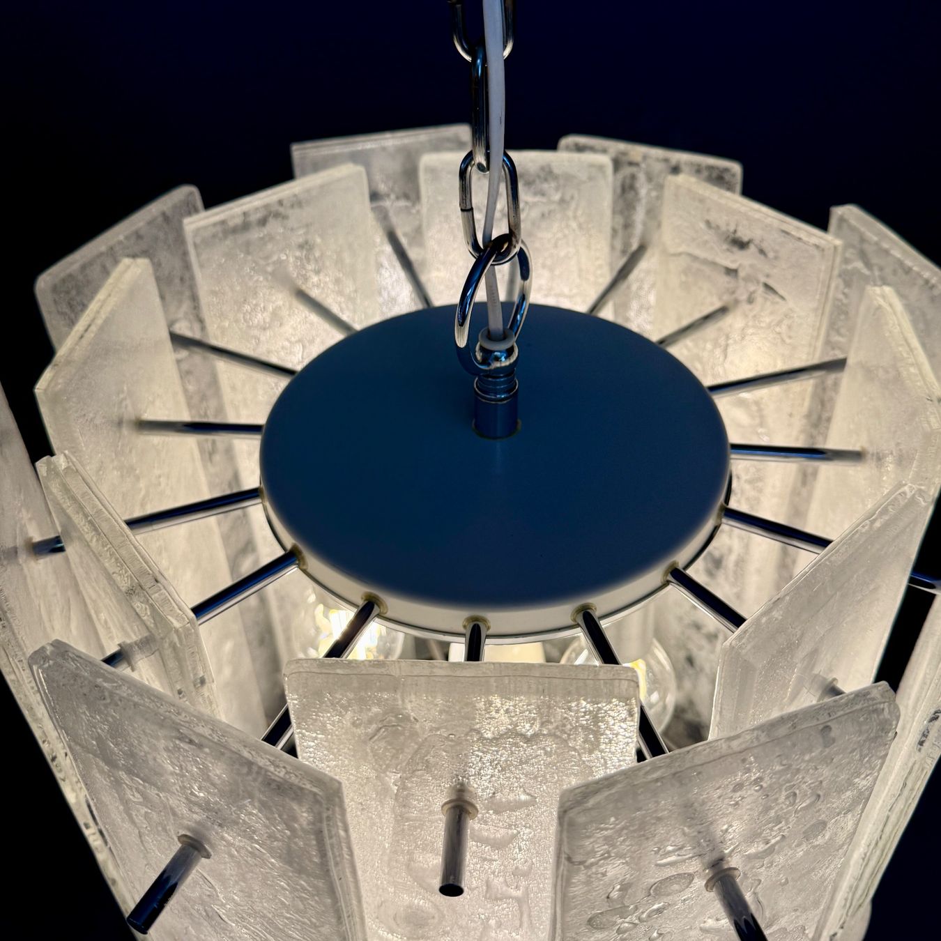Lampadari & plafoniere: Vintage Big Bubble Glas Hängelampe – Usato da Uetikon am See venduto da StudioVintage 3