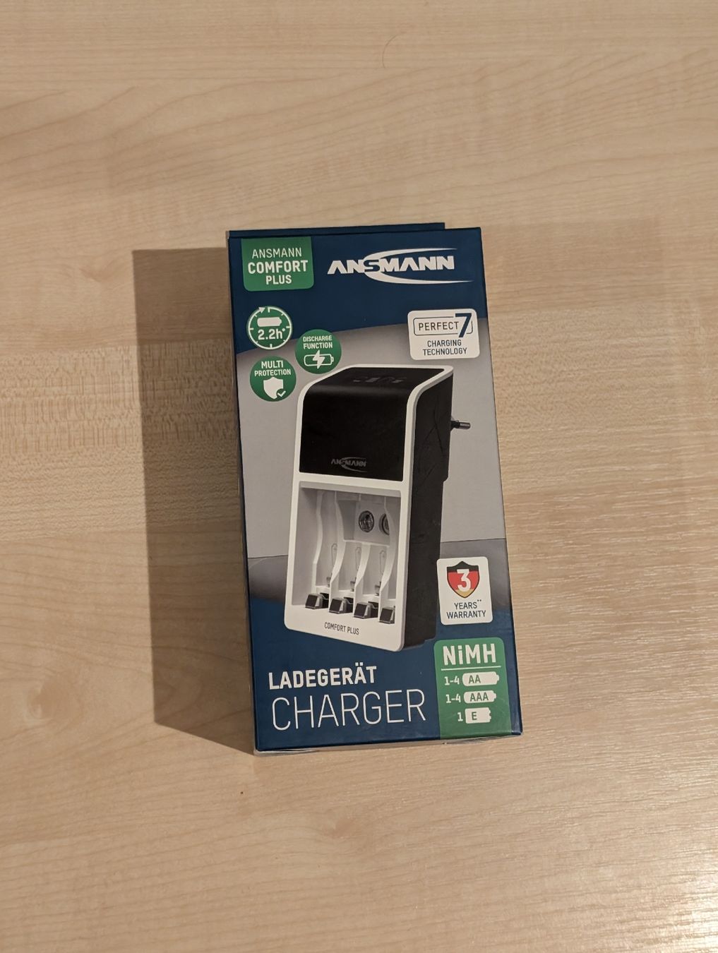 Accus & piles: Ansmann Comfort Plus Ladegerät neuwertig – Neuf avec emballage d'origine à Grüt (Gossau ZH) par roflloler