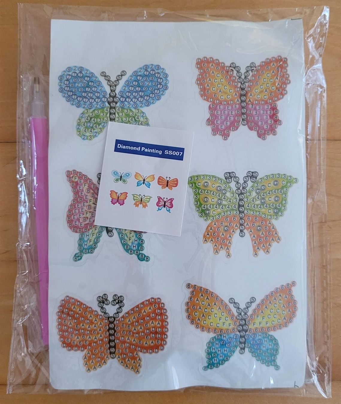 Kit bricolage: 6 x Diamond Painting Dots Schmetterlinge – Nuovo (secondo la descrizione) da Widnau venduto da kerstinlo 1