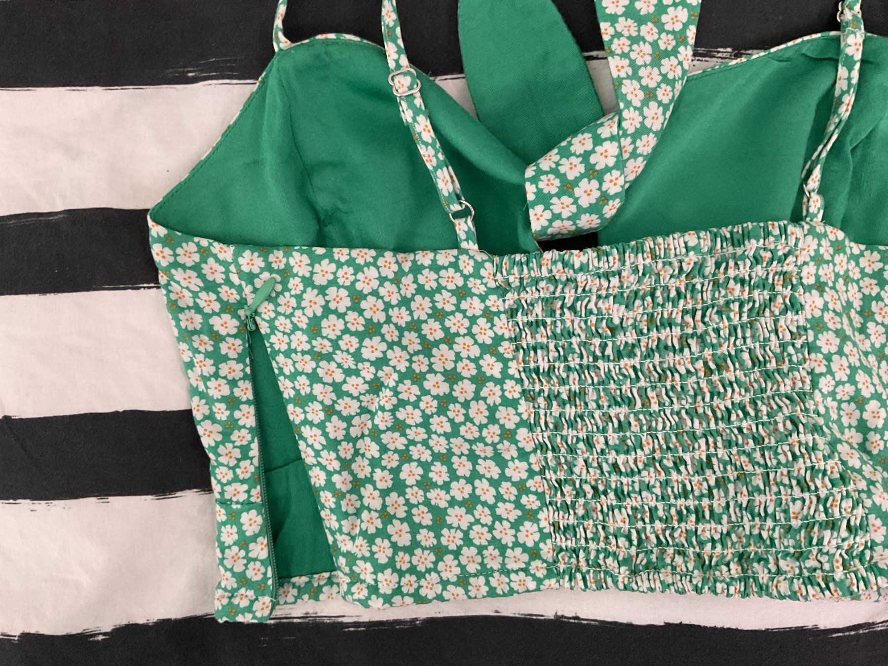 Benetton Tops: Benetton - Blümchen Sommer Top - Gr. S – Gebraucht aus Walchwil von Budy7 3