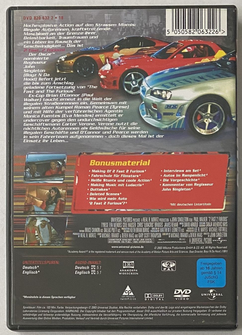 Tous les DVDs: 2 Fast 2 Furious – D'occasion à Flums par Asquillo 1